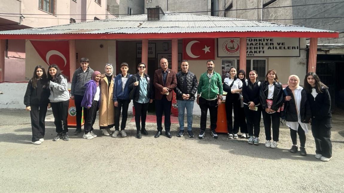 ''Vatanseverlik'' Değerleri Kapsamında  Türkiye Gazi ve Şehit Aileleri Vakfını Ziyaret Ettik.